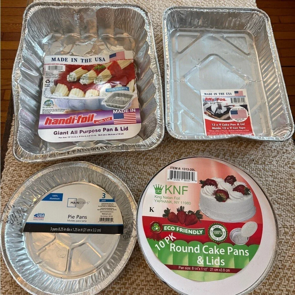 Silver Aluminum Bakeware Set